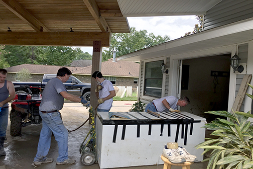 gutting a house